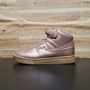 Fila Women's Metallic Rose High-Top Athletic Sneakers
